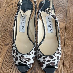 Jimmy Choo  leopard print size 7.5